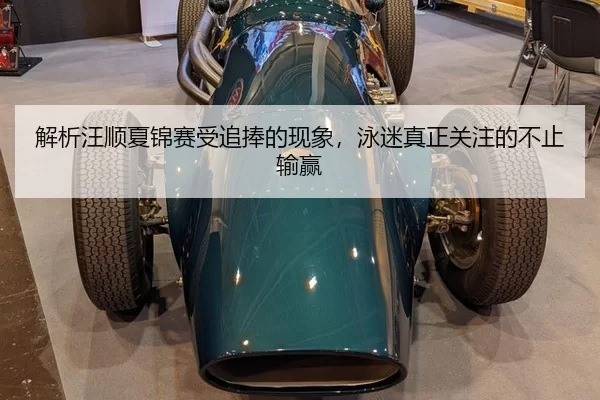解析汪顺夏锦赛受追捧的现象，泳迷真正关注的不止输赢